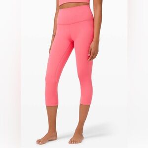 Lululemon Align Crop *21" in Guava Pink (Size: 2)
